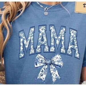 Blue Ribbon Mama Shirt Aesthetic Tee